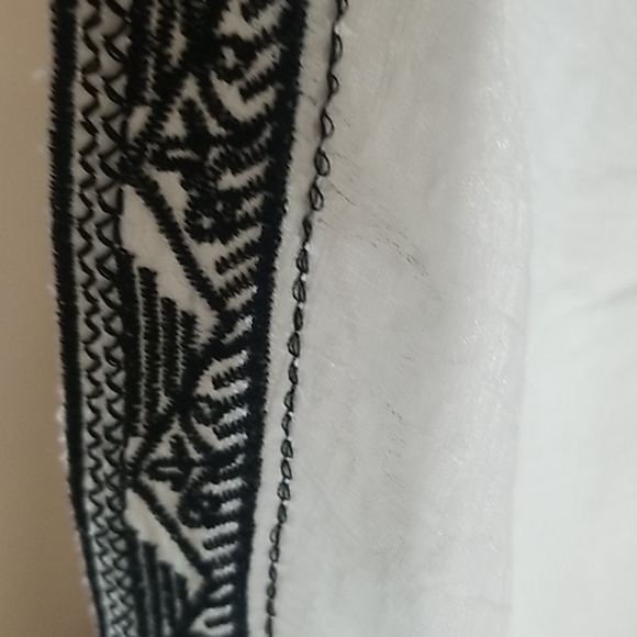 INDIGO SOUL BOHO STYLE FLUTTER SLEEVE WOMENS BLSE - Picture 3 of 8